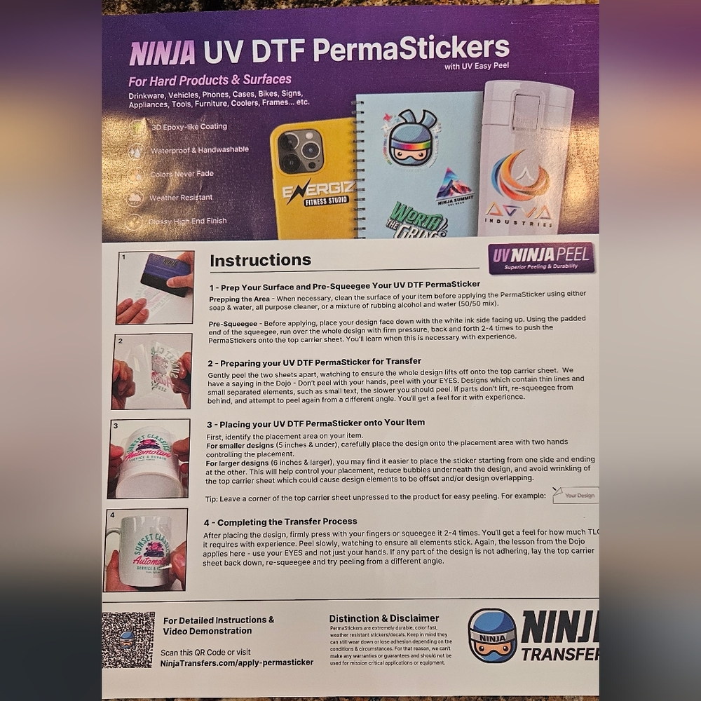 New Kitchen Measurement Conversion Chart DTF PermaStickers - Picture 4 of 6